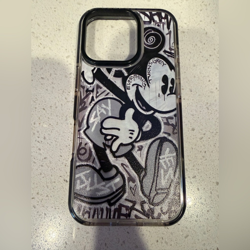 Graffiti Mickey Phone Case iPhone 16 Pro‎